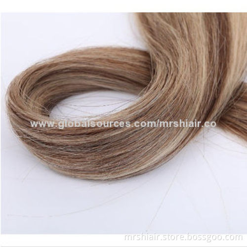 7 Piece 15-in 70g Mix Color Full Head Hair, 100% Real Remy Human Remy Clip In Hair Extensions